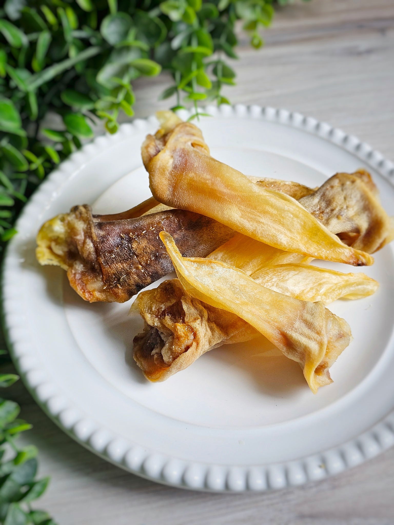 Dog Treats Lamb Ears Single Ingredient Chews Natural Reward - detail view