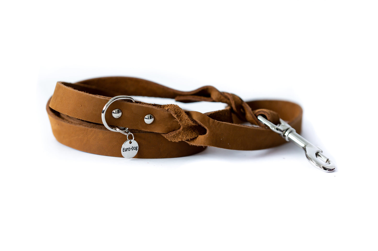 Dog Collar Pro Line Leather Braided Leash for Daily Use - main product image for dog collar
