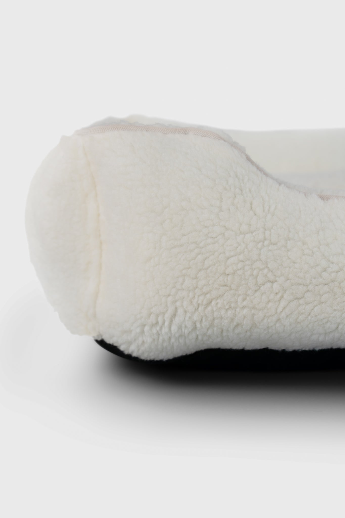 Furry Beige Bolster Sleeper for Soft Ease and Daily Comfort main product image for dogs
