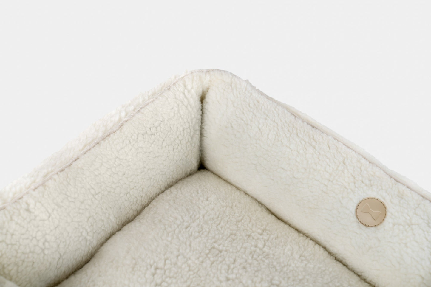 Furry Beige Bolster Sleeper for Soft Ease and Daily Comfort main product image for dogs and cats
