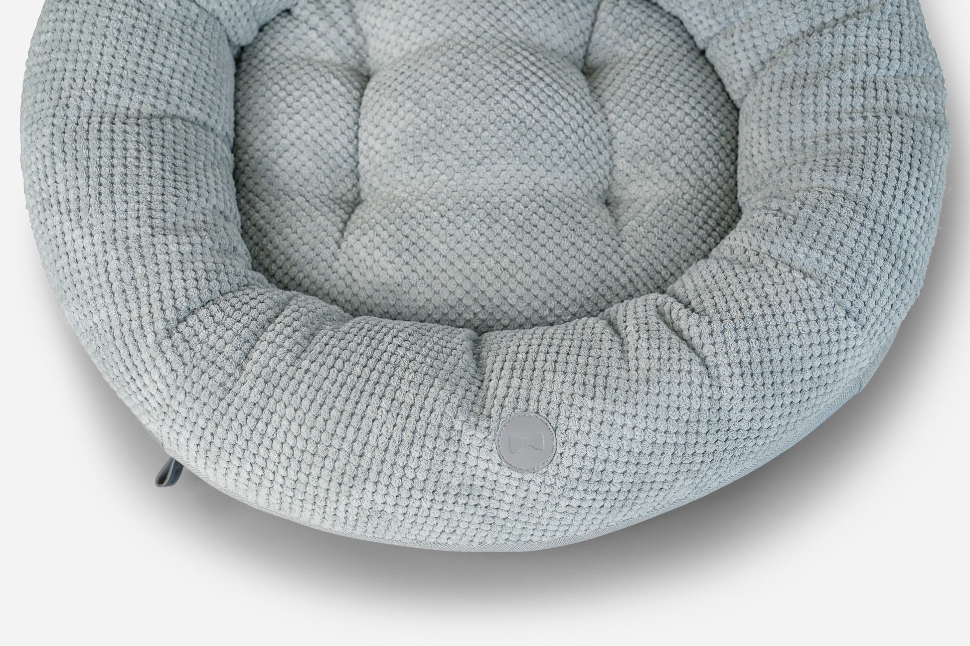 Moonlight Gray Donut Bed for Calming Comfort and Relaxation main product image for dogs and cats