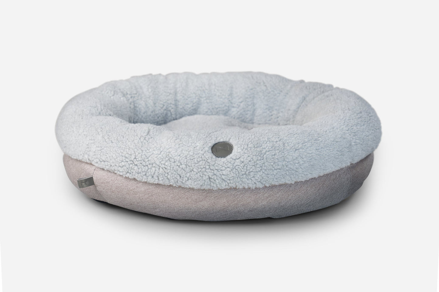 Furry Gray Donut Bed for Deep Calming Sleep and Soft Support main product image for dogs