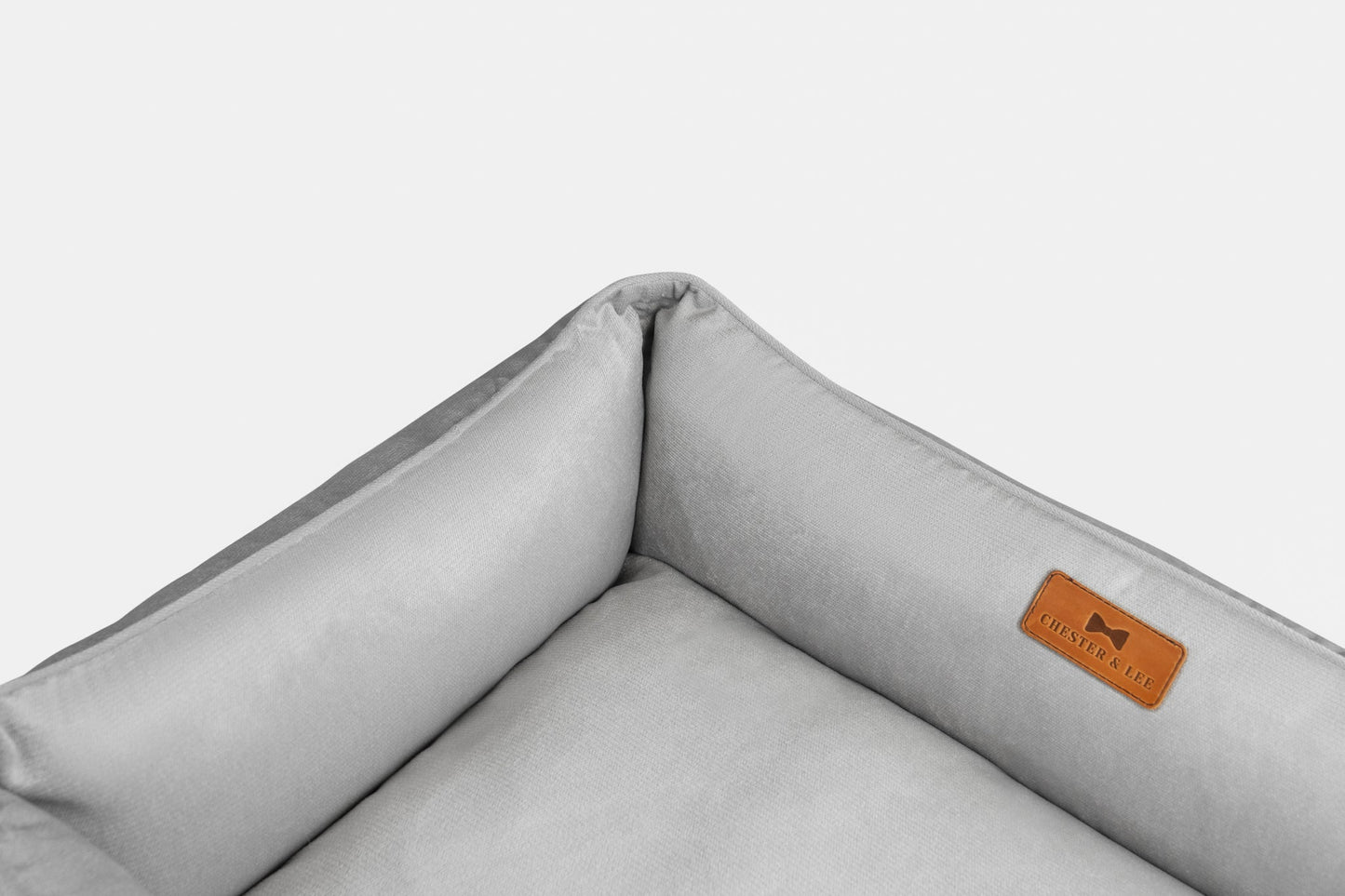 Classic Gray Velvet Sleeper for Elegance and Royal Comfort main product image for dogs and cats