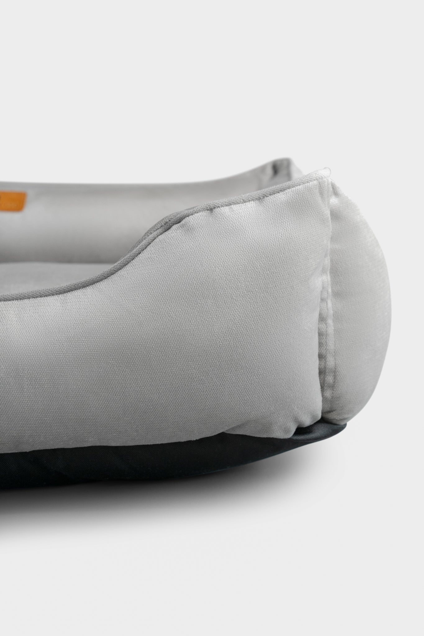 Classic Gray Velvet Sleeper for Elegance and Royal Comfort main product image for dogs and cats