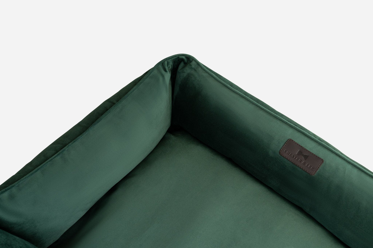 Luxury Dog Bed Classic Velvet Sleeper Green for Comfort, Sup - luxury dog bed view 8 for comfort and support