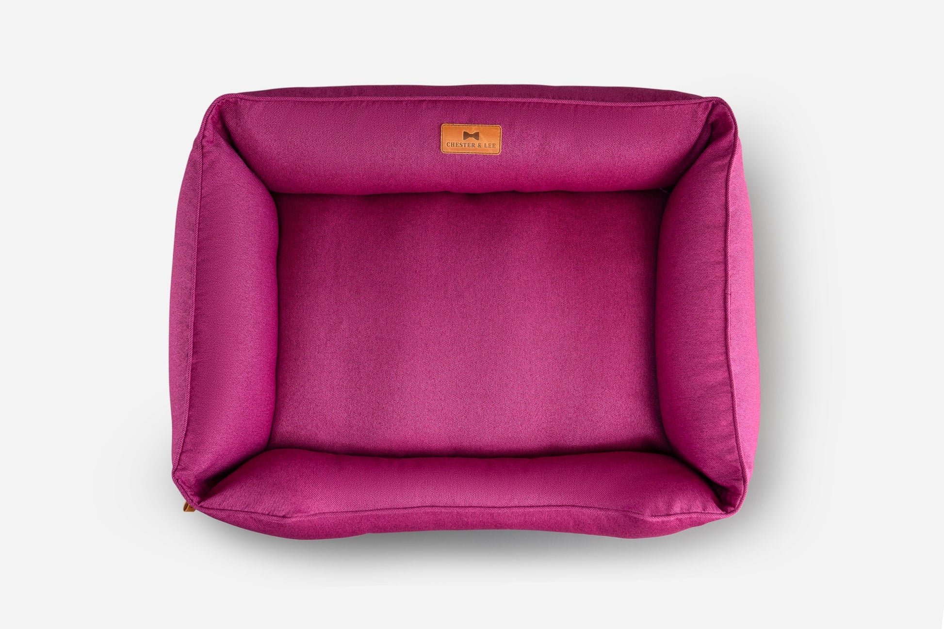 Luxury Dog Bed Cotton Sleeper Berry Pink for Comfort, Suppor - luxury dog bed view 7 for comfort and support