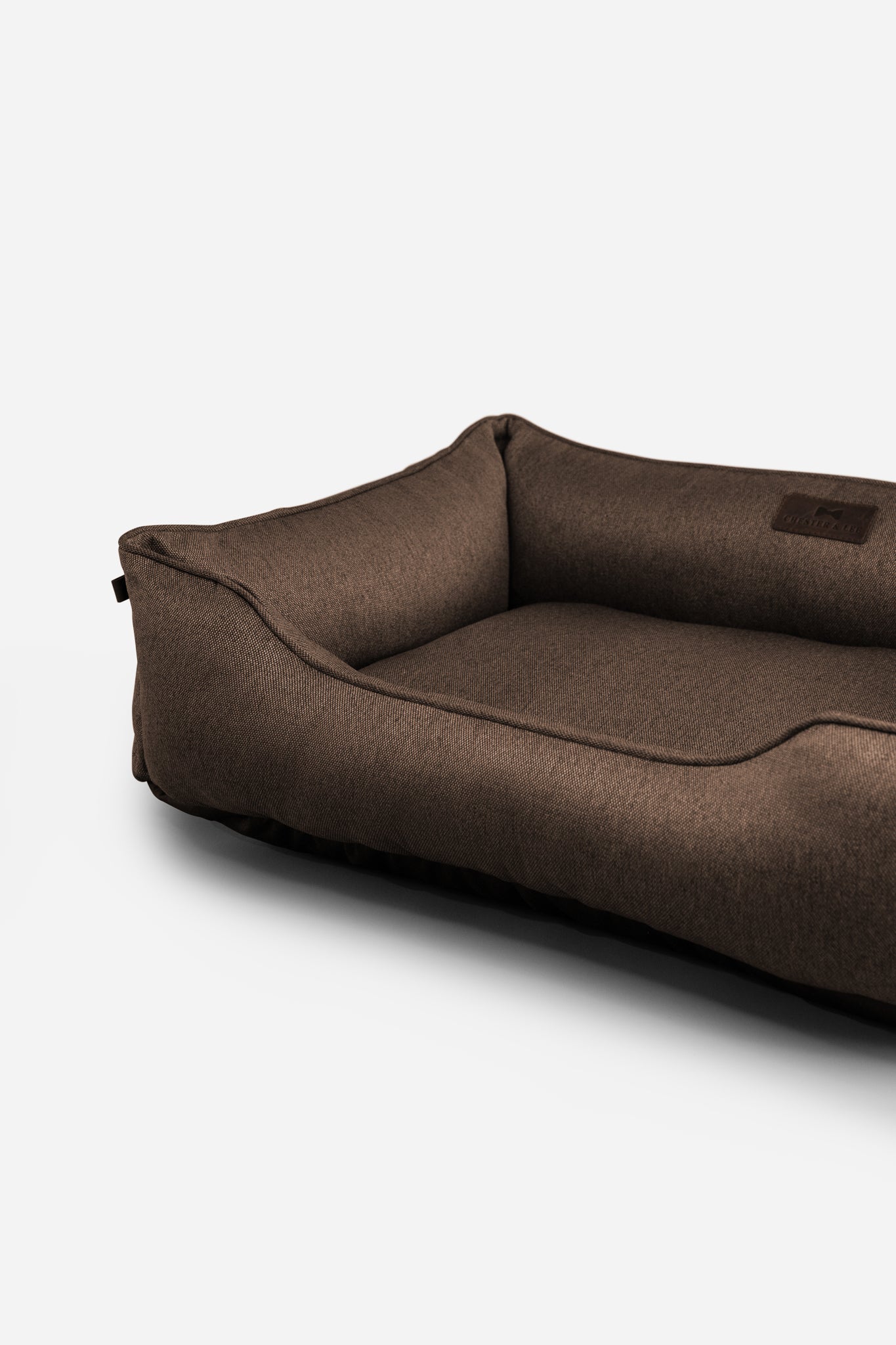 Luxury Dog Bed Cotton Sleeper Brown for Comfort, Support - luxury dog bed view 10 for comfort and support