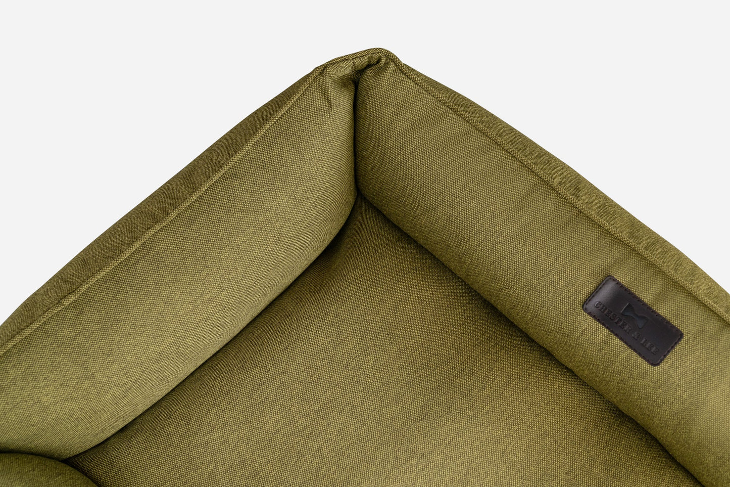 Luxury Dog Bed Cotton Sleeper Olive for Comfort, Support & S - luxury dog bed view 10 for comfort and support
