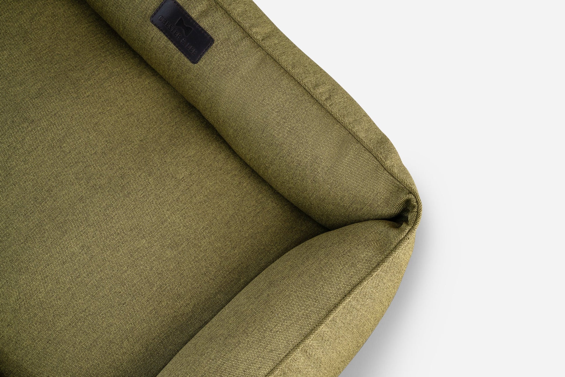 Luxury Dog Bed Cotton Sleeper Olive for Comfort, Support & S - luxury dog bed view 4 for comfort and support