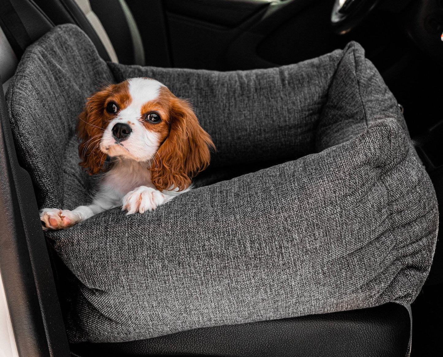 PupProtectorT Performance Tweed Memory Foam Dog Car Bed - gallery image 18