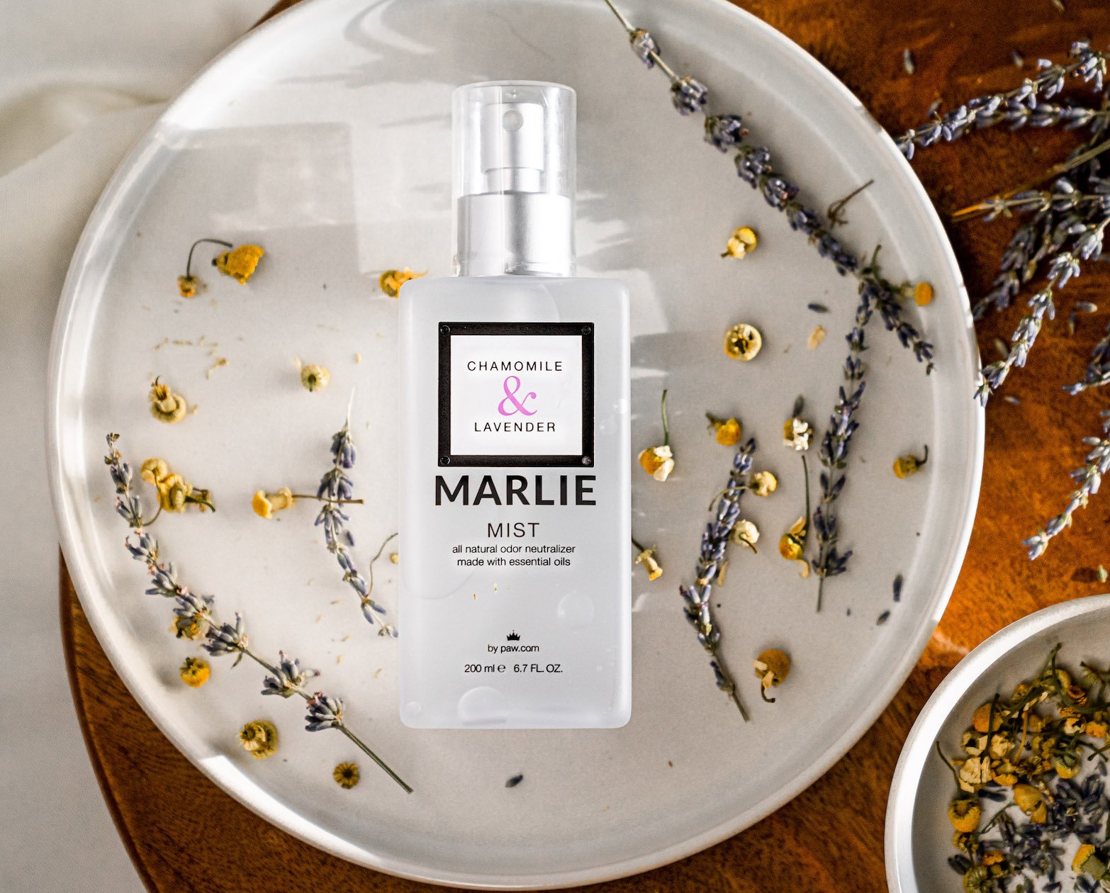 Marlie Mist Pet Odor Eliminator Spray with Essential Oils - lifestyle view