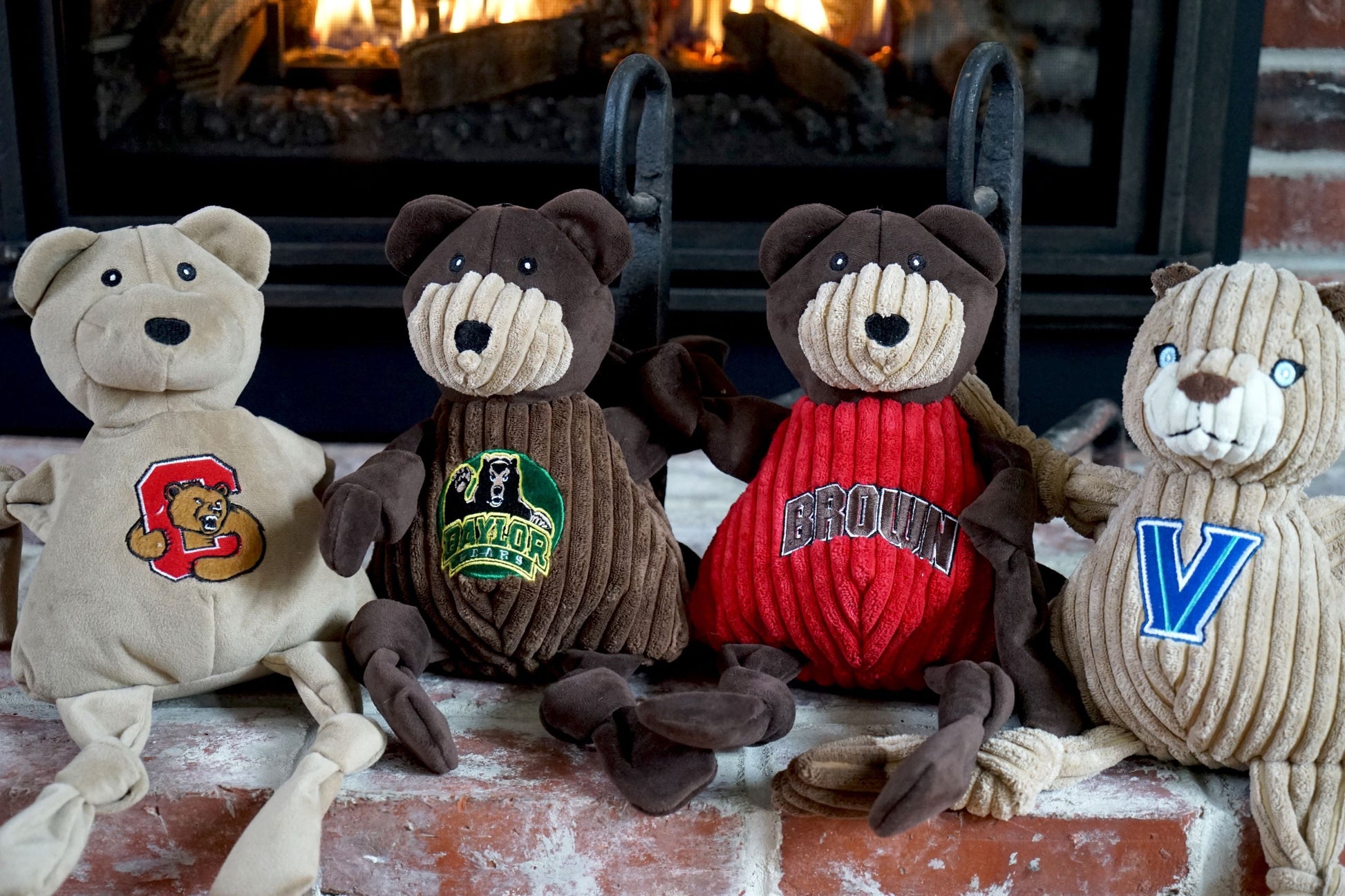 Dog Toy NCAA Cornell University Big Red Bear Knottie Plush main product image for dogs and cats