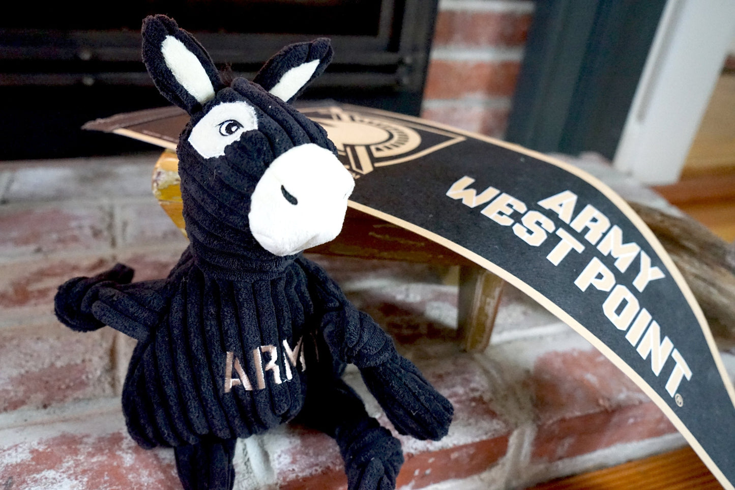 Dog Toy NCAA US Military Academy Army Mule Knottie Plush main product image for dogs and cats