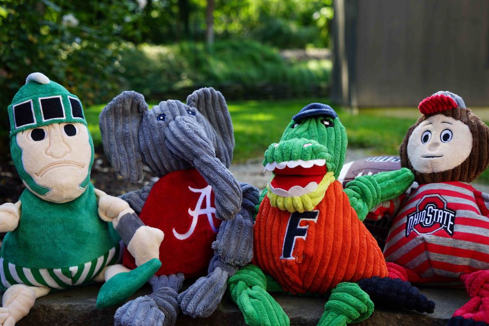 Dog Toy NCAA Michigan State University Sparty Knottie Plush main product image for dogs and cats