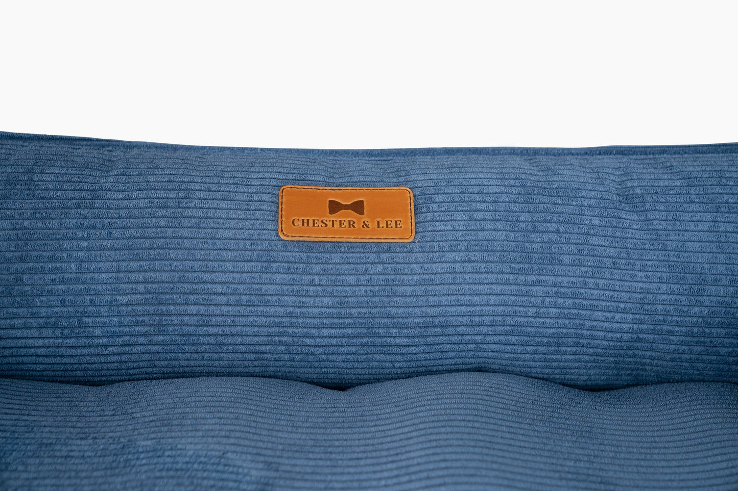 Luxury Dog Bed Fancy Corduroy Sleeper Blue for Comfort, Supp - luxury dog bed view 7 for comfort and support