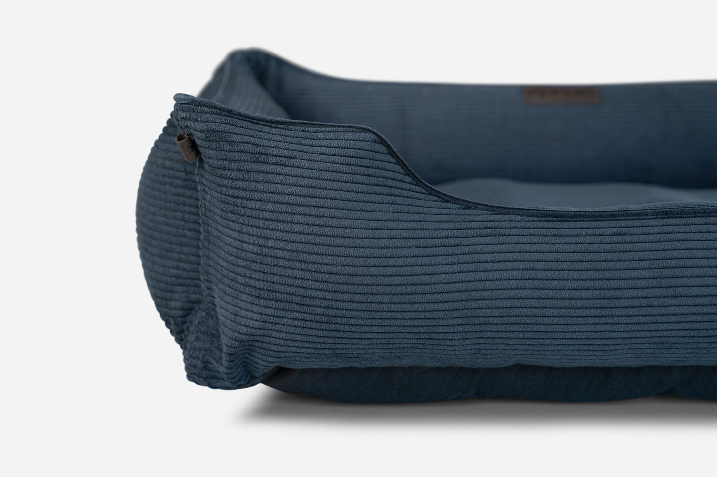 Luxury Dog Bed Fancy Corduroy Sleeper Graphite for Comfort - luxury dog bed view 7 for comfort and support