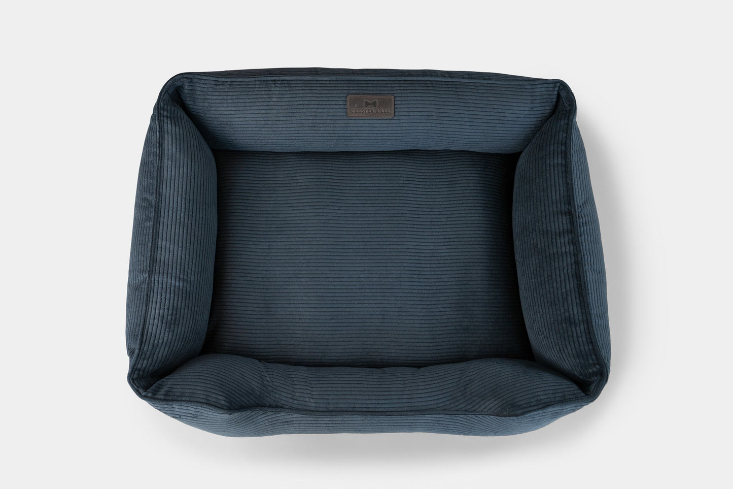 Luxury Dog Bed Fancy Corduroy Sleeper Graphite for Comfort - luxury dog bed view 5 for comfort and support