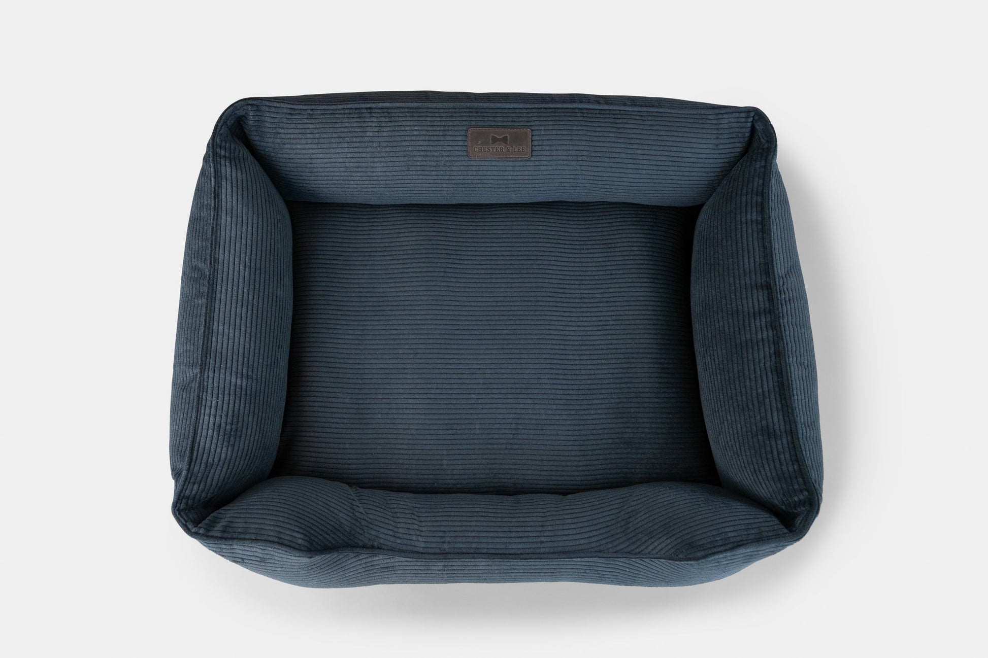 Luxury Dog Bed Fancy Corduroy Sleeper Graphite for Comfort - luxury dog bed view 5 for comfort and support