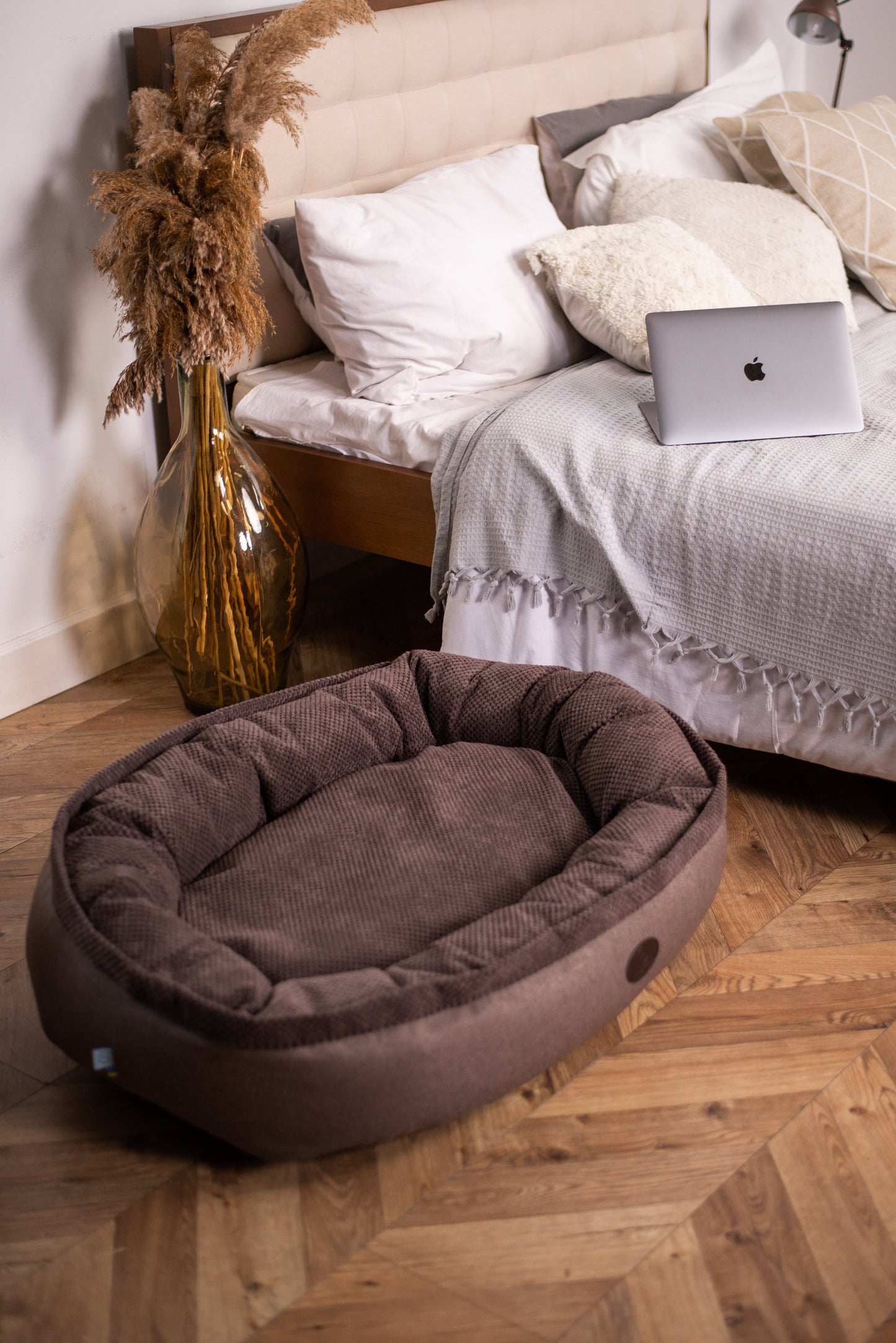 Cuddly Bagel Sleeper for Cozy Dreams and Gentle Comfort main product image for dogs and cats
