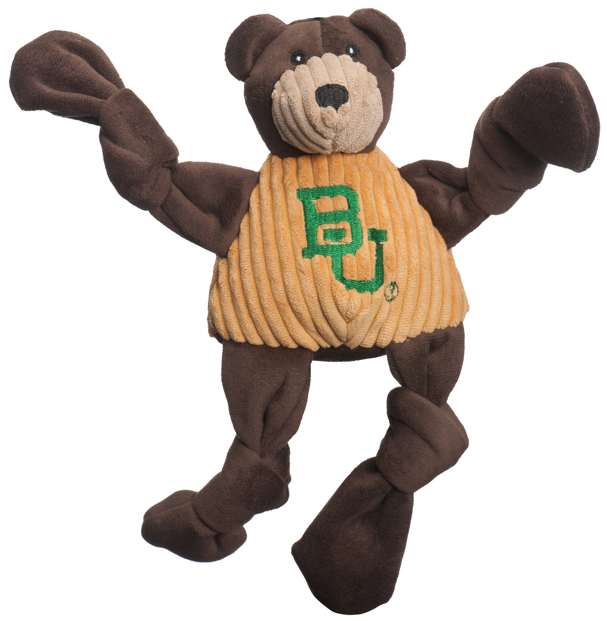 Dog Toy NCAA Baylor University Bruiser the Bear Knottie main product image for dogs and cats