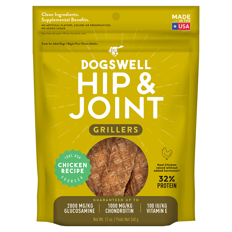 Dogswell Hip & Joint Grillers Treats, Chicken Recipe (12oz) - main product image