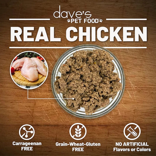 Daves Naturally Healthy Grain Free Chicken Formula Wet Cat 5 - detail view