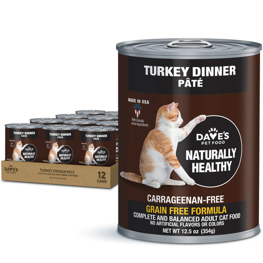 Wet Cat Food Premium Turkey Recipe 12.5oz Daily Meals Premiu - main product image
