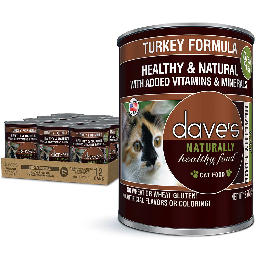 Wet Cat Food Premium Turkey Recipe 12.5oz Daily Meals Premiu - detail view