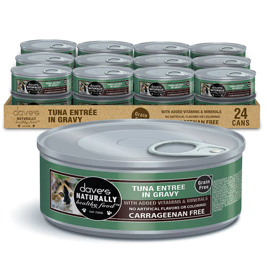 Daves Naturally Healthy Grain Free Tuna Entree In Gravy Wet - main product image