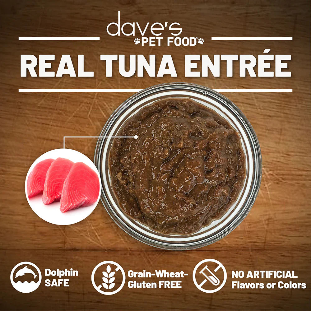 Daves Naturally Healthy Grain Free Tuna Entree In Gravy Wet - detail view