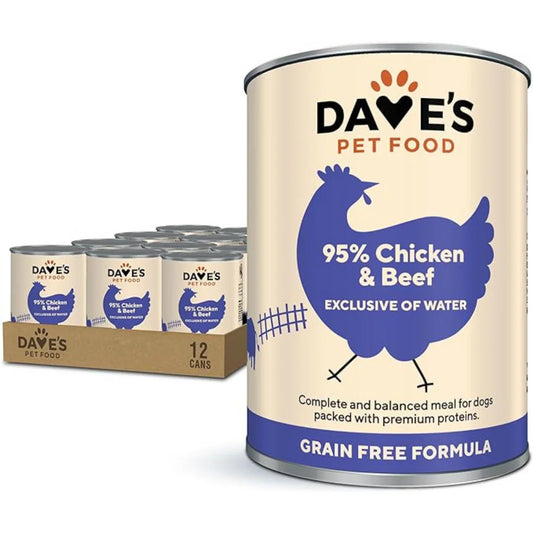 Dave's 95% Premium MeatsT Chicken & Beef For Dogs (13oz) - main product image