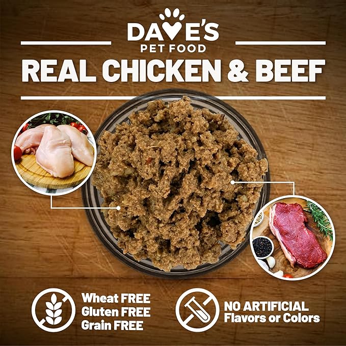 Dave's 95% Premium MeatsT Chicken & Beef For Dogs (13oz) - detail view