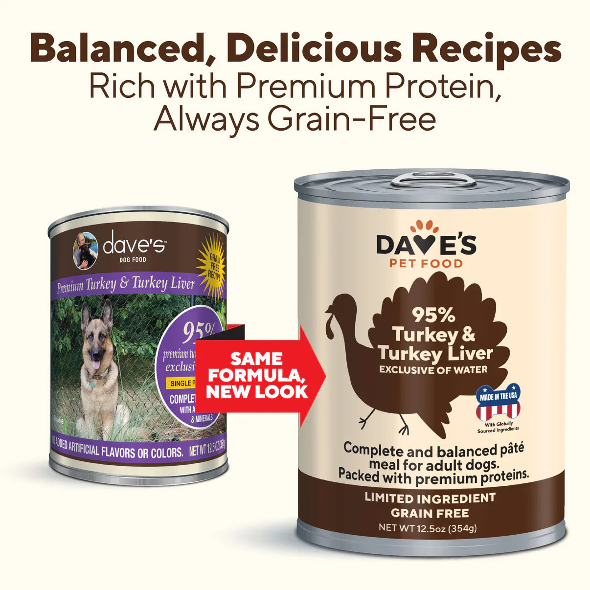Daves 95 Premium Meats Turkey Turkey Liver For Dogs 12 5Oz - main product image