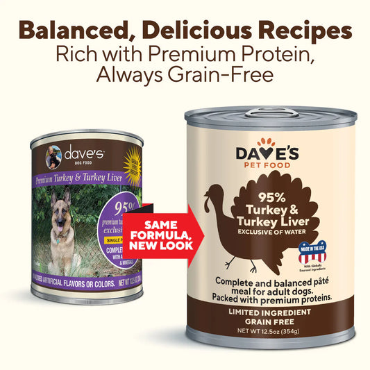 Daves 95 Premium Meats Turkey Turkey Liver For Dogs 12 5Oz - main product image