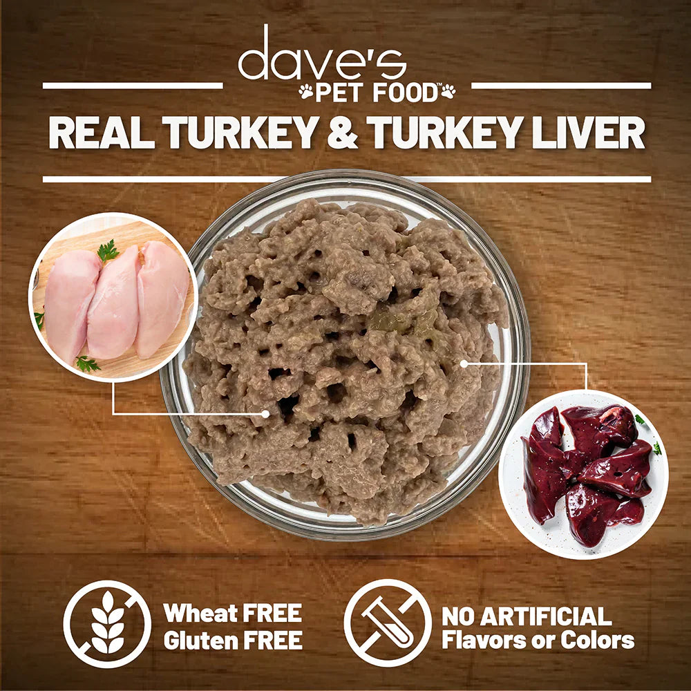 Daves 95 Premium Meats Turkey Turkey Liver For Dogs 12 5Oz - lifestyle view