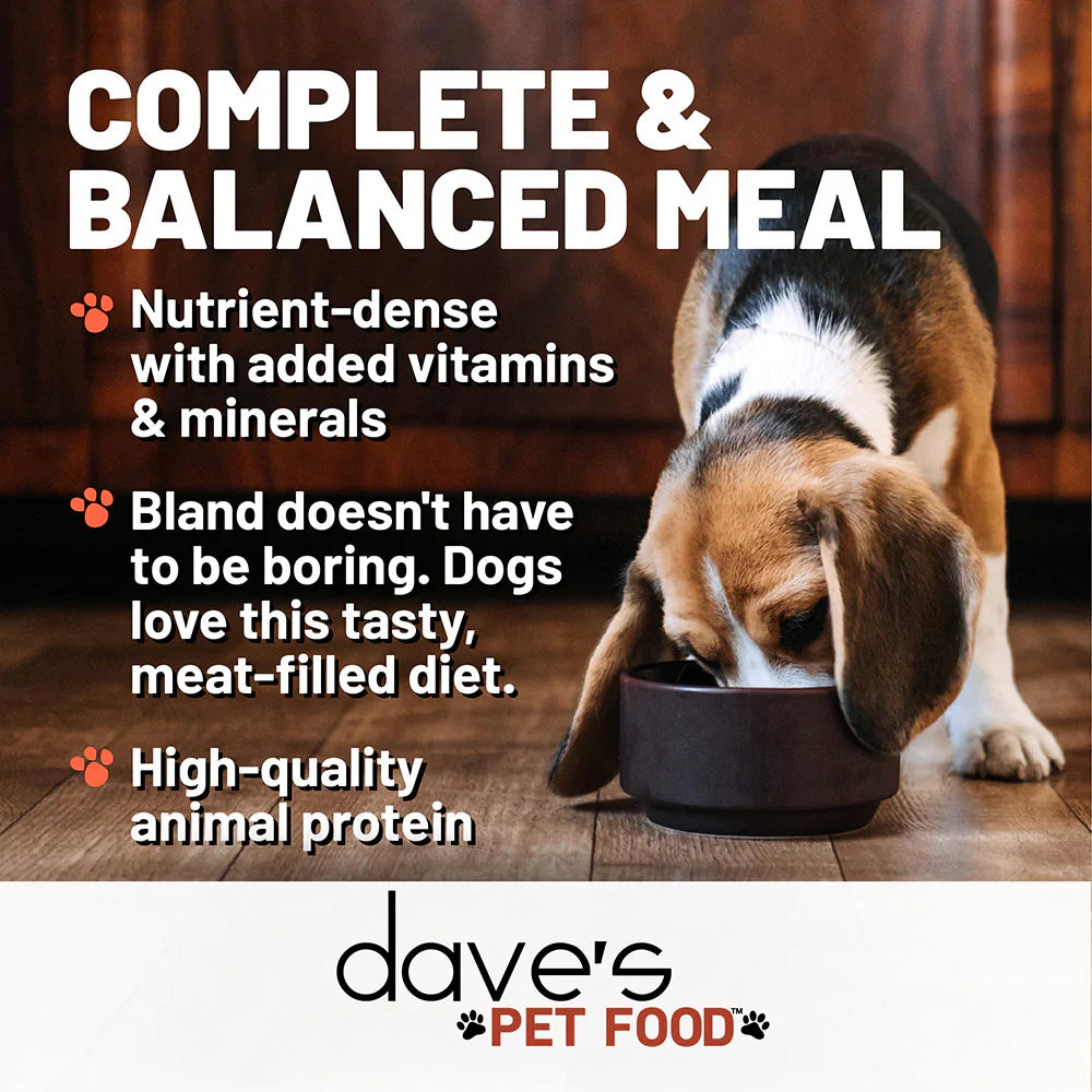Daves Restricted Diet Bland For Dogs Lamb Rice Formula 13 - close up view