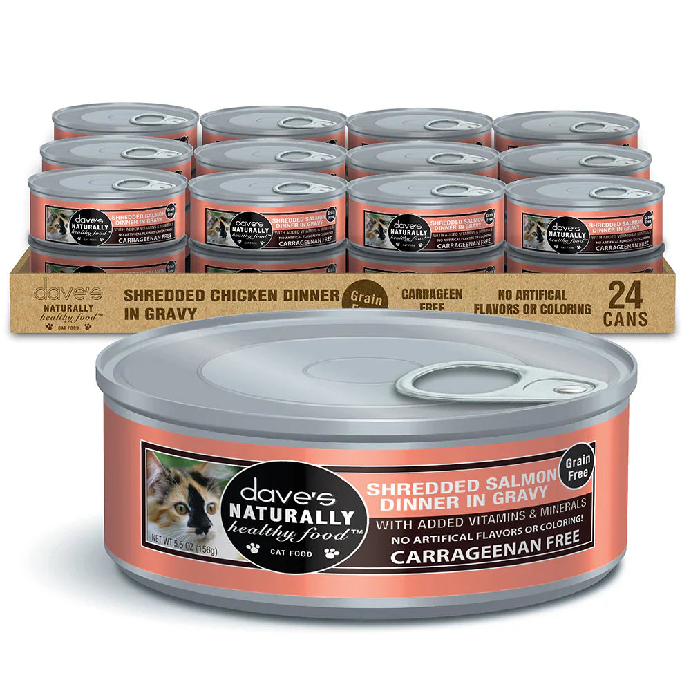 Daves Naturally Healthy Grain Free Shredded Salmon Dinner - main product image