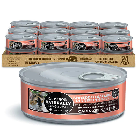 Daves Naturally Healthy Grain Free Shredded Salmon Dinner - main product image