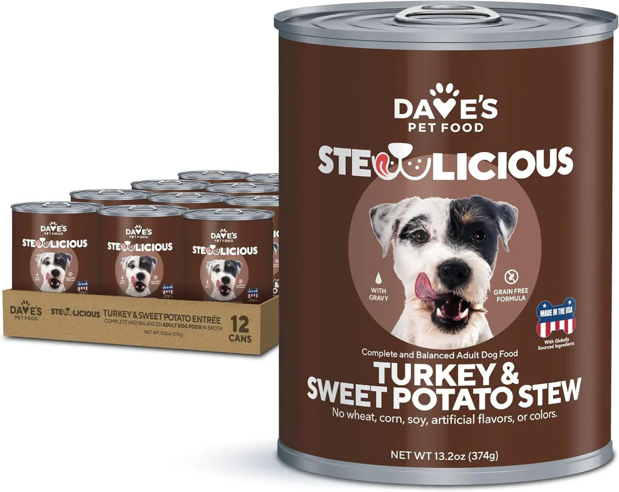 Wet Dog Food Premium Turkey Recipe 13.2oz Daily Meals Premiu - detail view