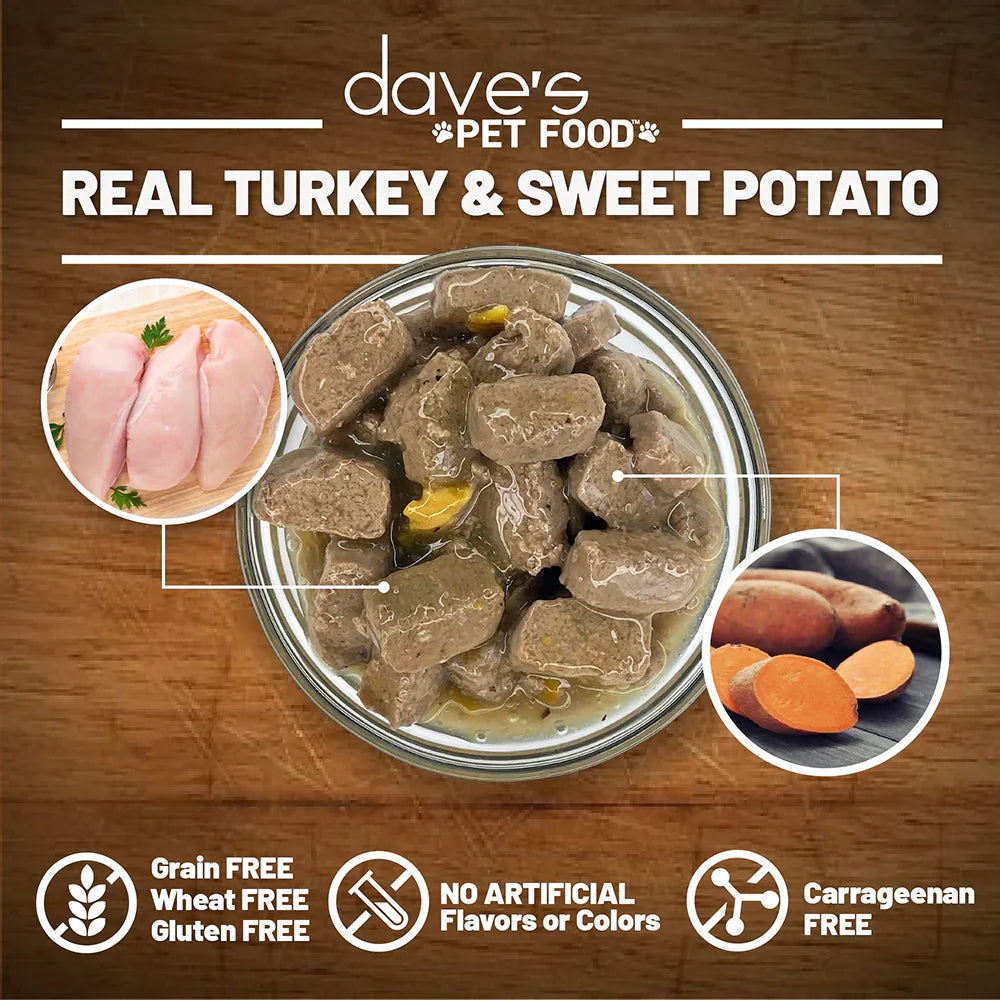 Wet Dog Food Premium Turkey Recipe 13.2oz Daily Meals Premiu - lifestyle view