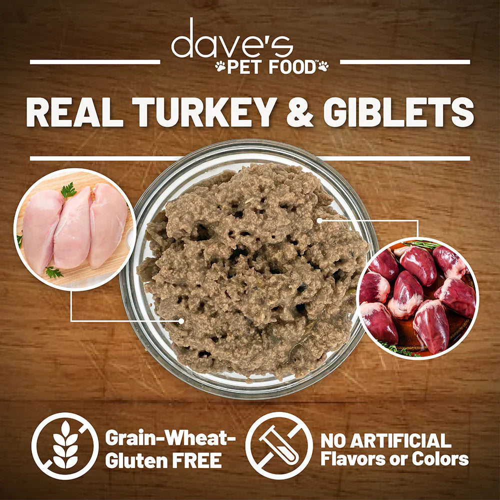 Daves Naturally Healthy Grain Free Turkey Giblets Dinner Wet - detail view