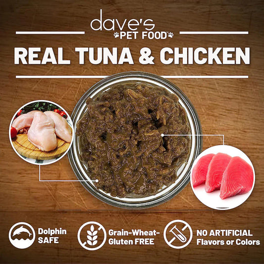 Daves Naturally Healthy Grain Free Tuna Chicken Dinner In 5 - detail view