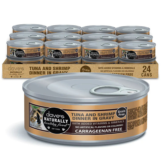 Daves Naturally Healthy Grain Free Tuna Shrimp Dinner In Wet - main product image