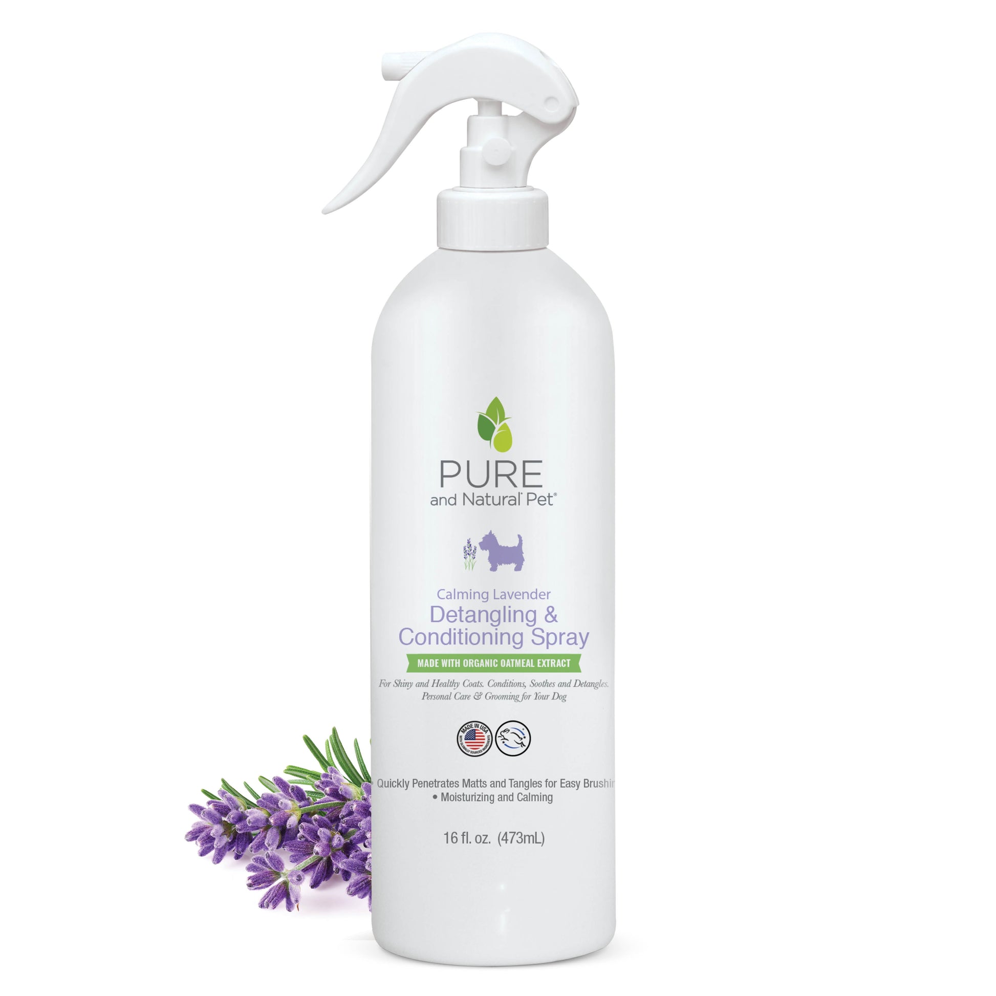 Calming Lavender Detangling & Conditioning Spray - main product image