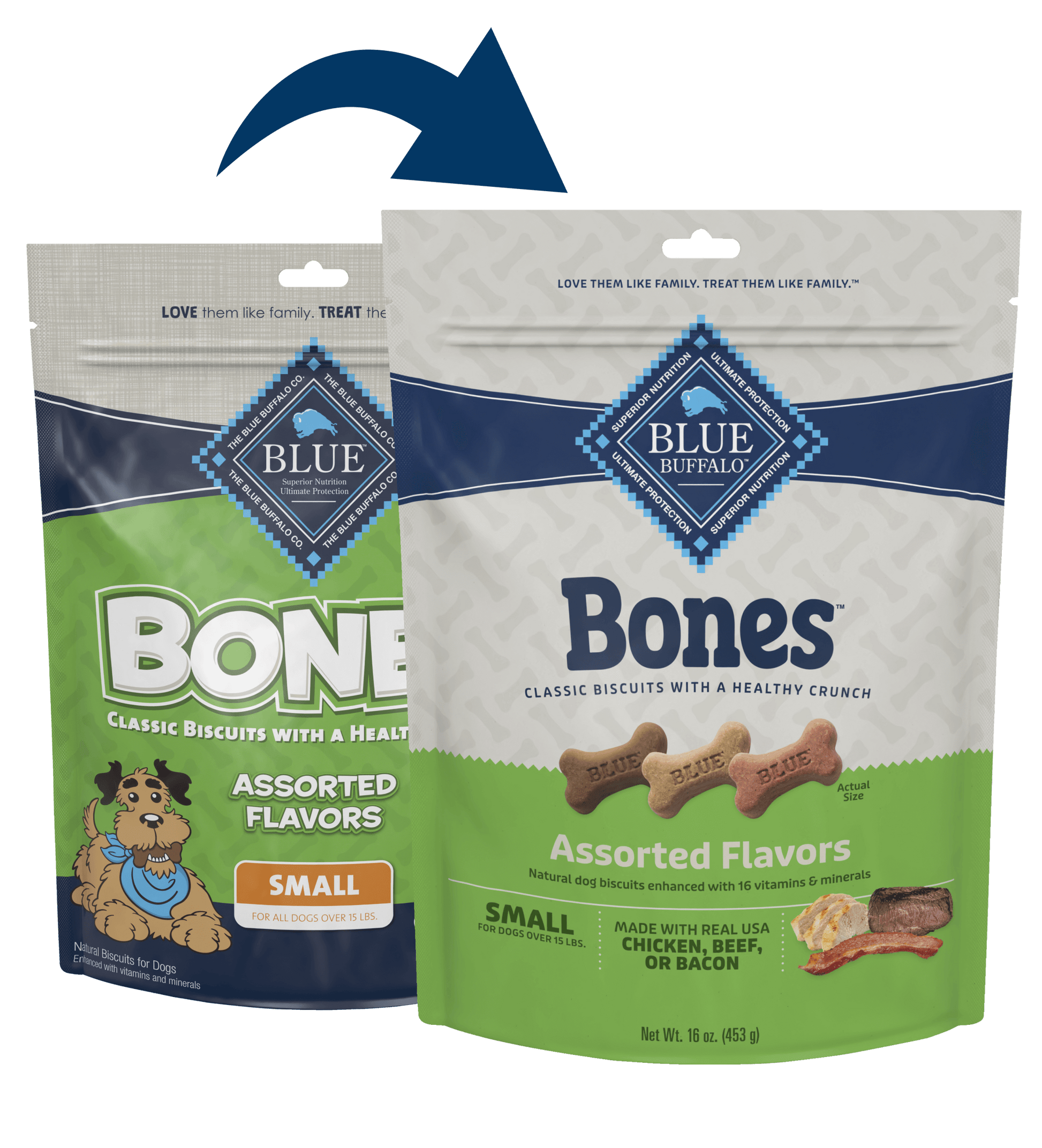 Dog Treats Blue Buffalo Variety Chews Small Training Rewards - main product image