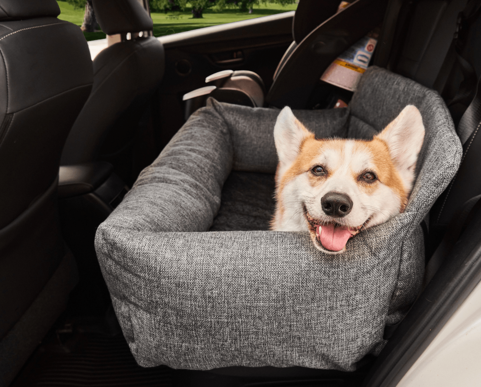 PupProtectorT Performance Tweed Memory Foam Dog Car Bed - gallery image 9