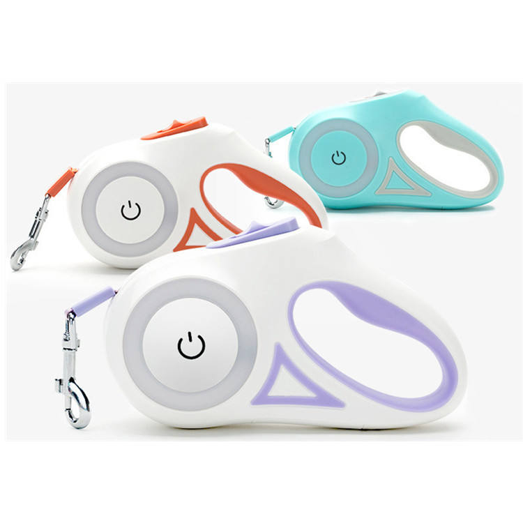 Glowing Automatic Retractable Dog Rope Pet Leash Adjustable - gallery image 6