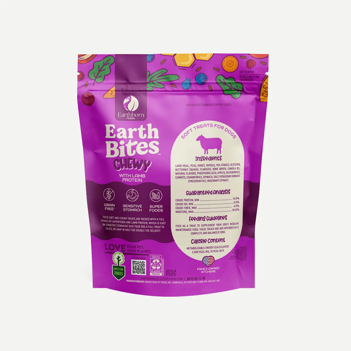 Dog Treats Chewy Lamb Chews 7oz Training Rewards Premium Pet - detail view