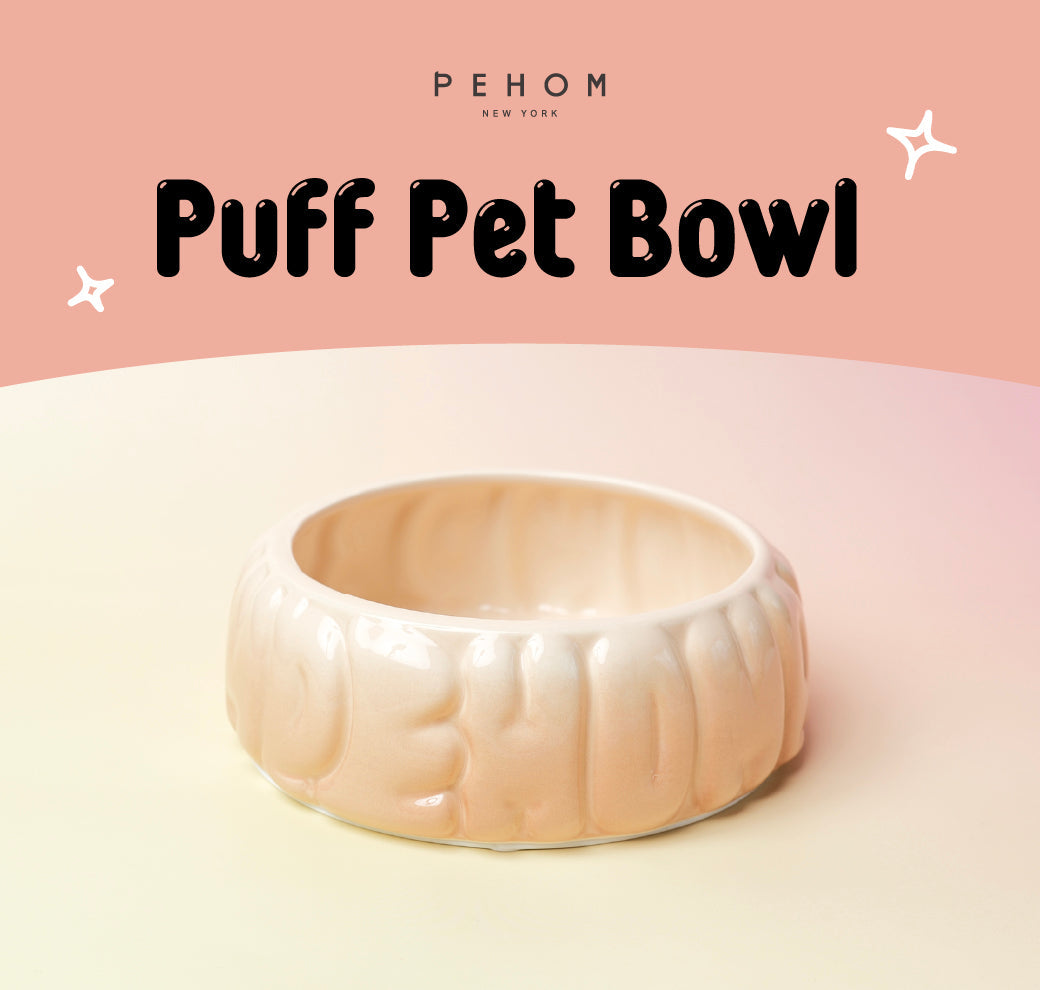 Puff Pet Bowl Gradient Caramel Pet Feeding Hydration Supply - gallery image 8