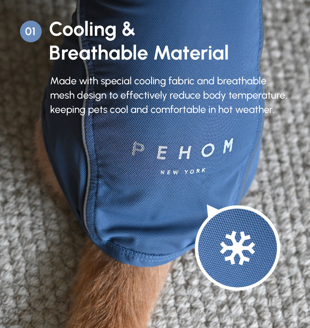 Chill Vest Shirt Blue Dog Apparel Premium Pet Supply Premium - gallery image 9
